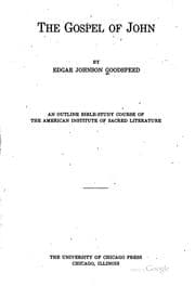 Tapa de The Gospel of John