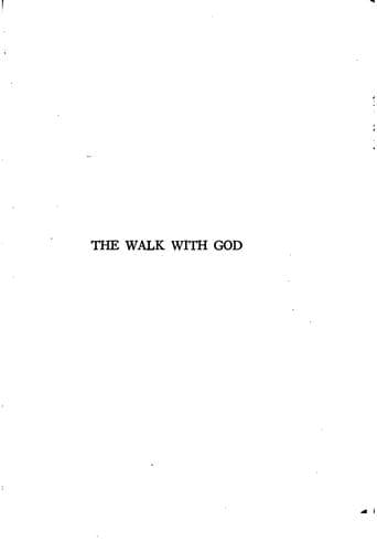 Tapa de The walk with God