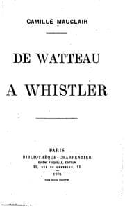 Tapa de De Watteau á Whistler