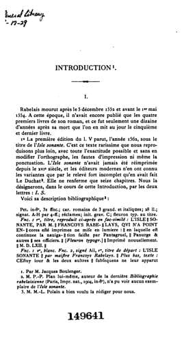 Tapa de L' Isle sonante