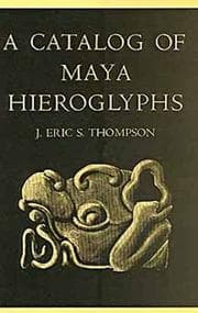 Tapa de A catalog of Maya hieroglyphics