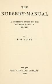 Tapa de The nursery-manual