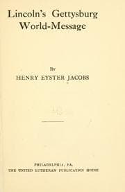 Tapa de Lincoln's Gettysburg world-message