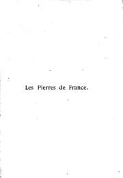 Tapa de Les pierres de France
