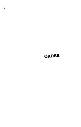 Tapa de Order