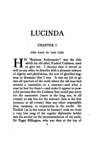 Tapa de Lucinda