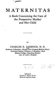 Tapa de Maternitas; a book concerning the care of the prospective mother and her child