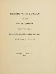 Tapa de Friends with Lincoln in the White House