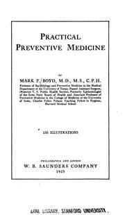 Tapa de Practical preventive medicine