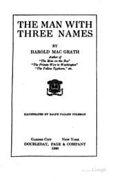 Tapa de The man with three names