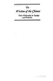 Tapa de The Wisdom of the Chinese
