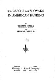 Tapa de The Czechs and Slovaks in American banking