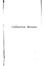 Tapa de Catalogue de la collection Moreau