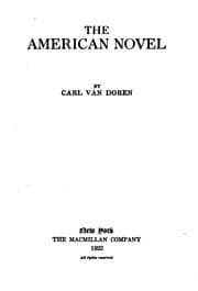Tapa de The American novel