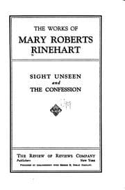 Tapa de Sight Unseen and the Confession