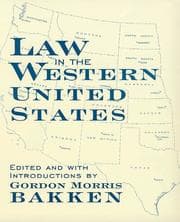 Tapa de Law in Western United States (Legal History of North America)
