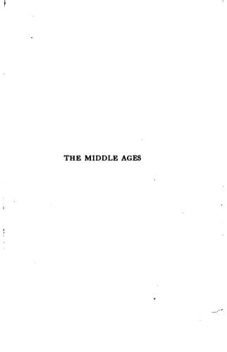 Tapa de The middle ages, 395-1272