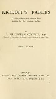 Tapa de Krilòff's fables