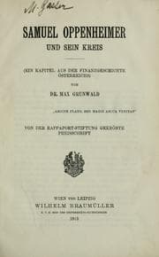 Tapa de Samuel Oppenheimer und sein Kreis