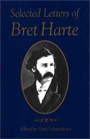 Tapa de Selected Letters of Bret Harte (Literature of the American West)