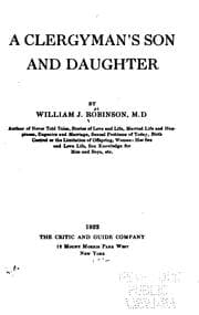 Tapa de A clergyman's son and daughter