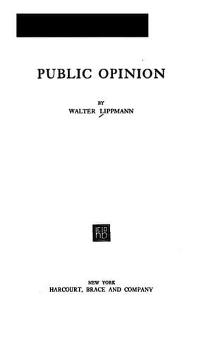 Tapa de Public opinion