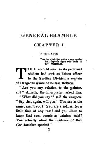 Tapa de General Bramble