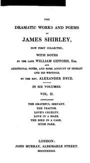 Tapa de The dramatic works and poems of James Shirley