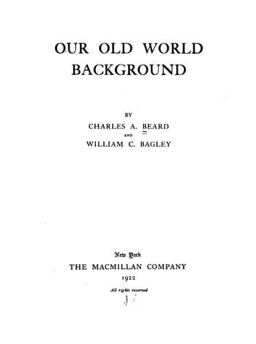 Tapa de Our old world background
