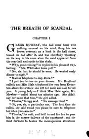 Tapa de The breath of scandal