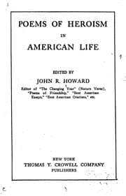 Tapa de Poems of heroism in American life