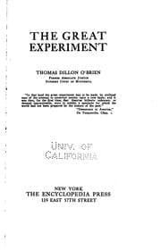 Tapa de The great experiment