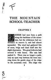 Tapa de The mountain school-teacher