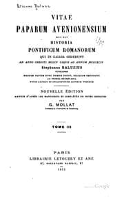 Tapa de Vitae paparum avenionensium