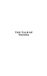 Tapa de The tale of Triona