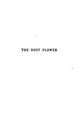 Tapa de The dust flower