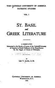 Tapa de St. Basil and Greek literature