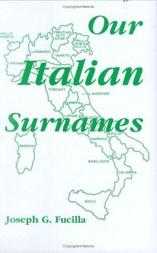 Tapa de Our Italian Surnames