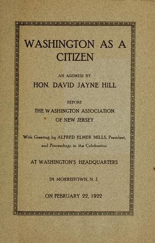 Tapa de Washington as a citizen