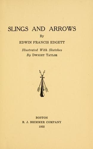 Tapa de Slings and arrows