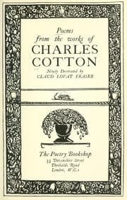 Tapa de Poems from the works of Charles Cotton