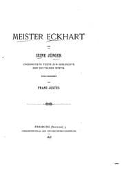Tapa de Meister Eckhart und seine Jünger