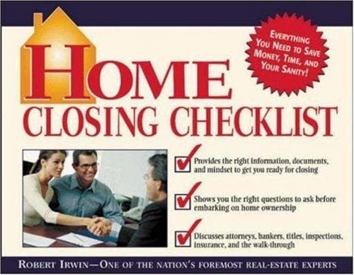 Tapa de Home Closing Checklist