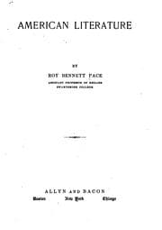 Tapa de Readings in American literature