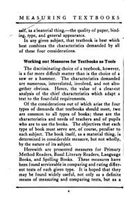 Tapa de Measuring textbooks
