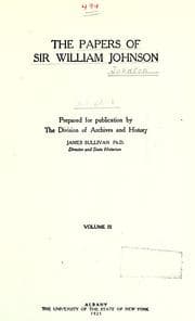 Tapa de The papers of Sir William Johnson