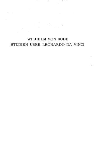 Tapa de Studien über Leonardo da Vinci