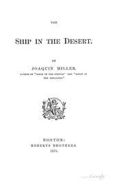 Tapa de The  ship in the desert