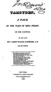 Tapa de Yamoyden, a tale of the wars of King Philip