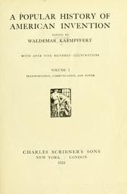 Tapa de A popular history of American invention